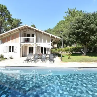 Cigalon - Hossegor - Villa Landaise avec superbe Jardin et Piscine Chauffée