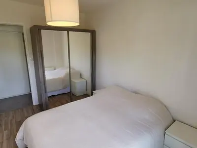 Un ou plusieurs lits dans un hébergement de l'établissement Résidence ORION- Appartement pour 2 à 3 personnes- Wifi gratuit