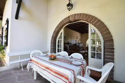 Un ou plusieurs lits dans un hébergement de l'établissement Cante l'Aouset - Hossegor villa en bordure du golf et tout proche des terrains de tennis et du centre ville