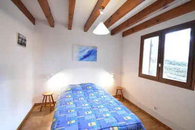 Un ou plusieurs lits dans un hébergement de l'établissement Pley - Seignosse agréable villa landaise dans secteur calme et résidentiel sur vaste jardin clos