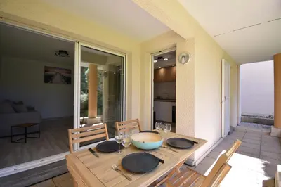 Plan de l'établissement Ermitage - Hossegor centre ville confortable appartement en rez de jardin