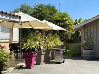 Jardin de l'établissement Villa proche Arcachon, Dune, Plages