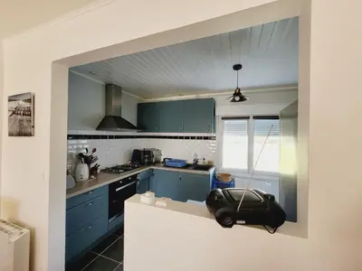 Cuisine ou kitchenette dans l'établissement L'Espérance