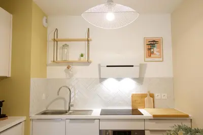 Cuisine ou kitchenette dans l'établissement * Seignosse * Plage * Forêt * Couple * Famille