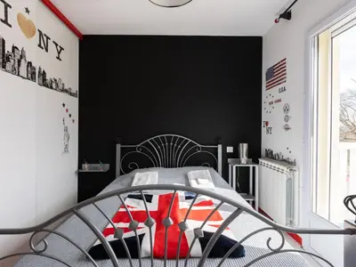 Un ou plusieurs lits dans un hébergement de l'établissement Holiday Home Lesgau by Interhome