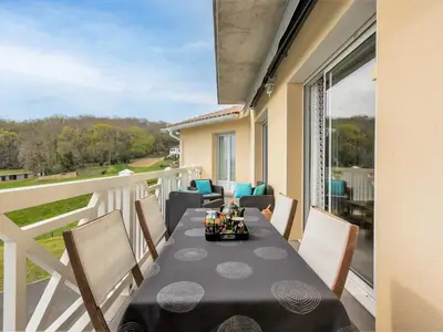 Balcon ou terrasse dans l'établissement Holiday Home Lesgau by Interhome
