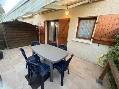 Balcon ou terrasse dans l'établissement Maison 400m plage