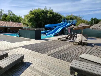 Piscine de l'établissement Mobil home 4 couchages ou située à proximité