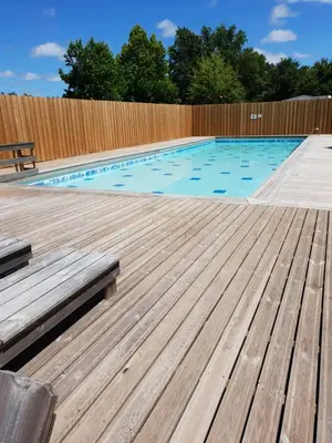 Piscine de l'établissement Mobil home 4 couchages ou située à proximité