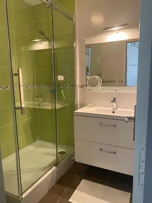 Salle de bains dans l'établissement Superbe Appartement Superbe Vue Océan