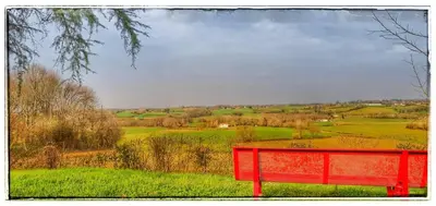Paysage naturel près de la maison de vacances