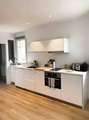 Cuisine ou kitchenette dans l'établissement « Hortense »